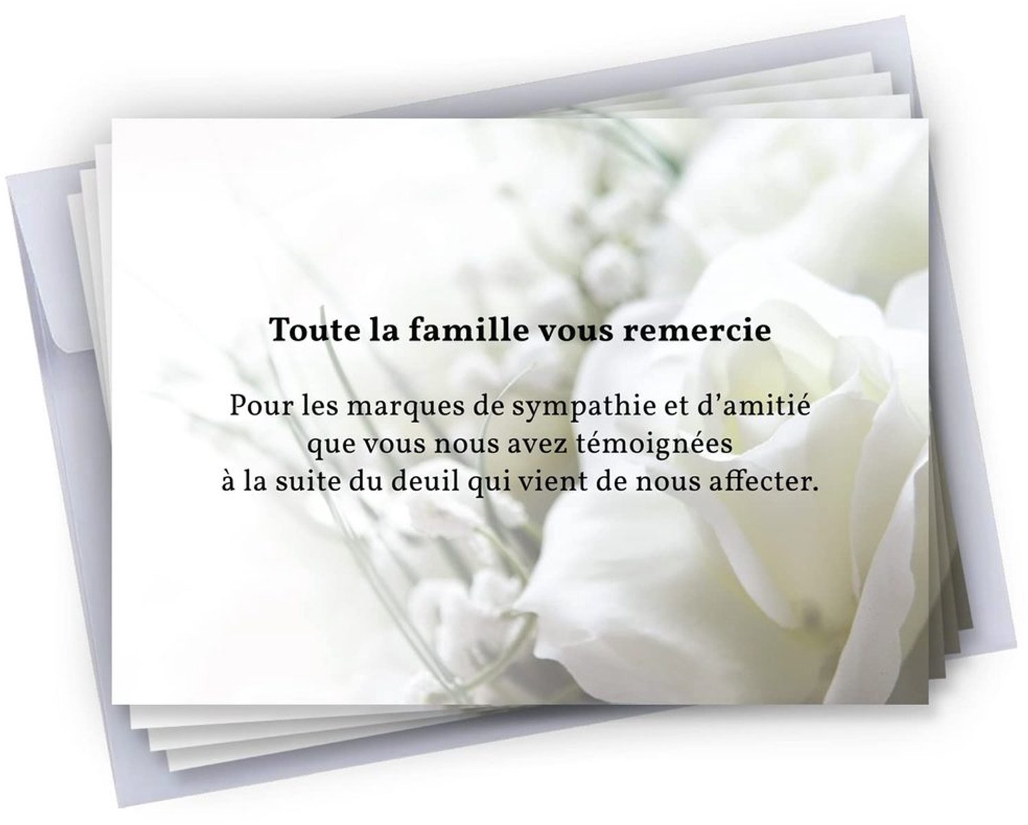 Thank You Cards voor doop - 50 stuks + 50 zelfklevende enveloppen - Roze/Wit - 10 x 15 cm