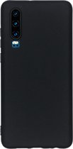 Huawei P30 Hoesje Siliconen - iMoshion Color Backcover - Zwart