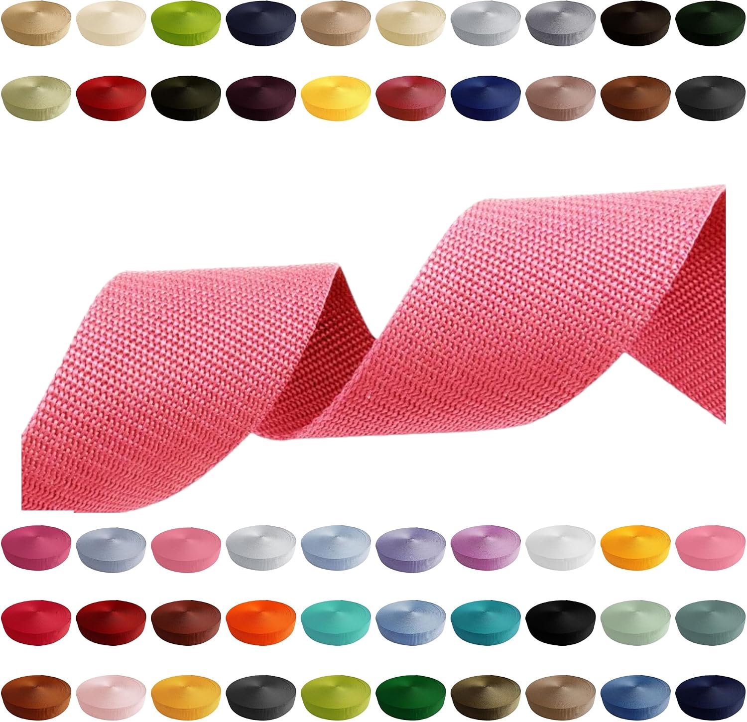 2m 5m 10m 50m, 50 kleuren, breedte 20mm, 2 meter