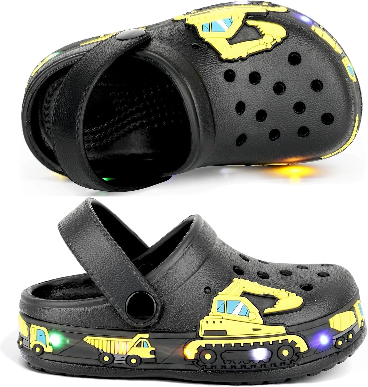 Clogs met LED-licht