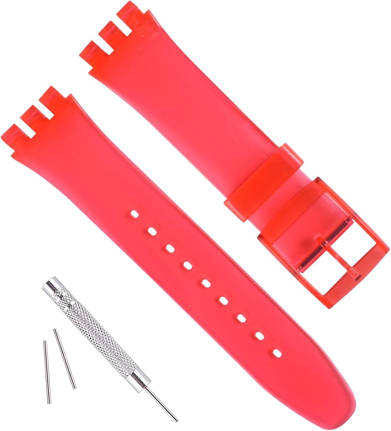 Uhrenarmband 16 mm - ultradun - wasserfest - vervangend voor Swatch - ServiceTopper