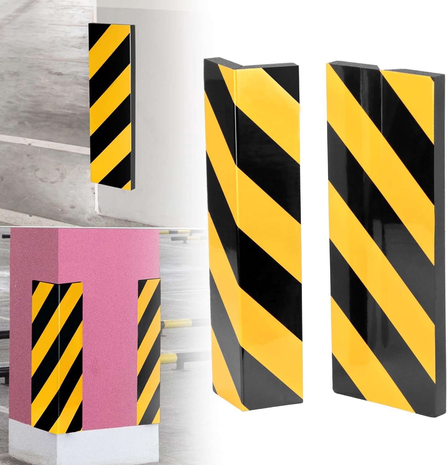Garagemuurbescherming 2 stuks - EVA schuimstrips - krasbestendig en schokabsorberend - bescherming voor autodeuren - ServiceTopper