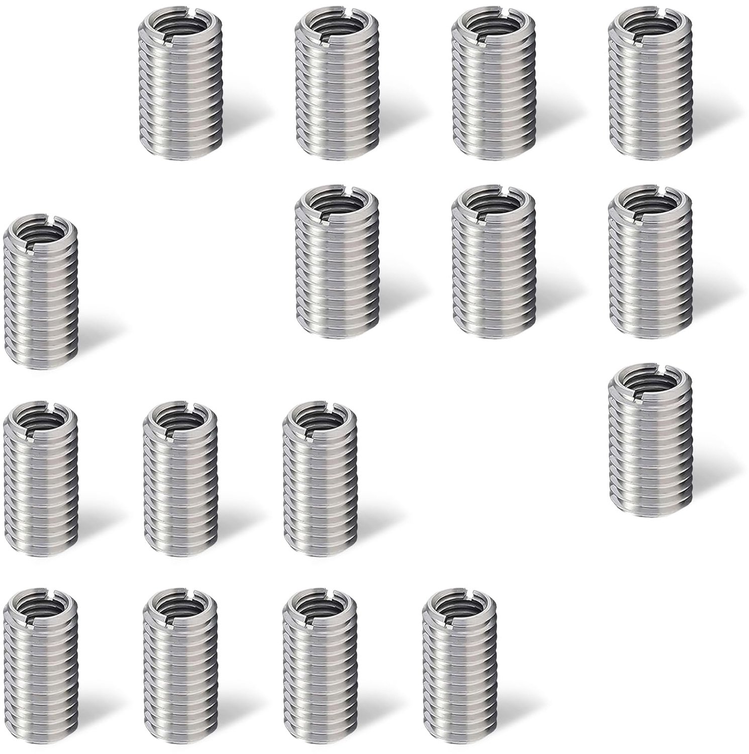 16 Stuks RVS Draad Inserts voor Diverse Toepassingen