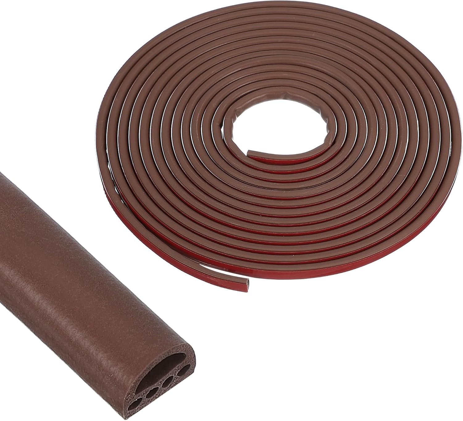 Deurafdichtingsstrip 3/8 inch x 6 m - Zelfklevende siliconen seal tape - Geschikt voor 3,5-5,5 mm gap - ServiceTopper