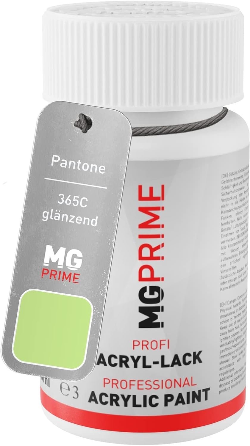 Lakstift Pantone 365C groen glanzend - 12ml - hoge dekkracht - ideaal voor carrosserieverf - Vemera