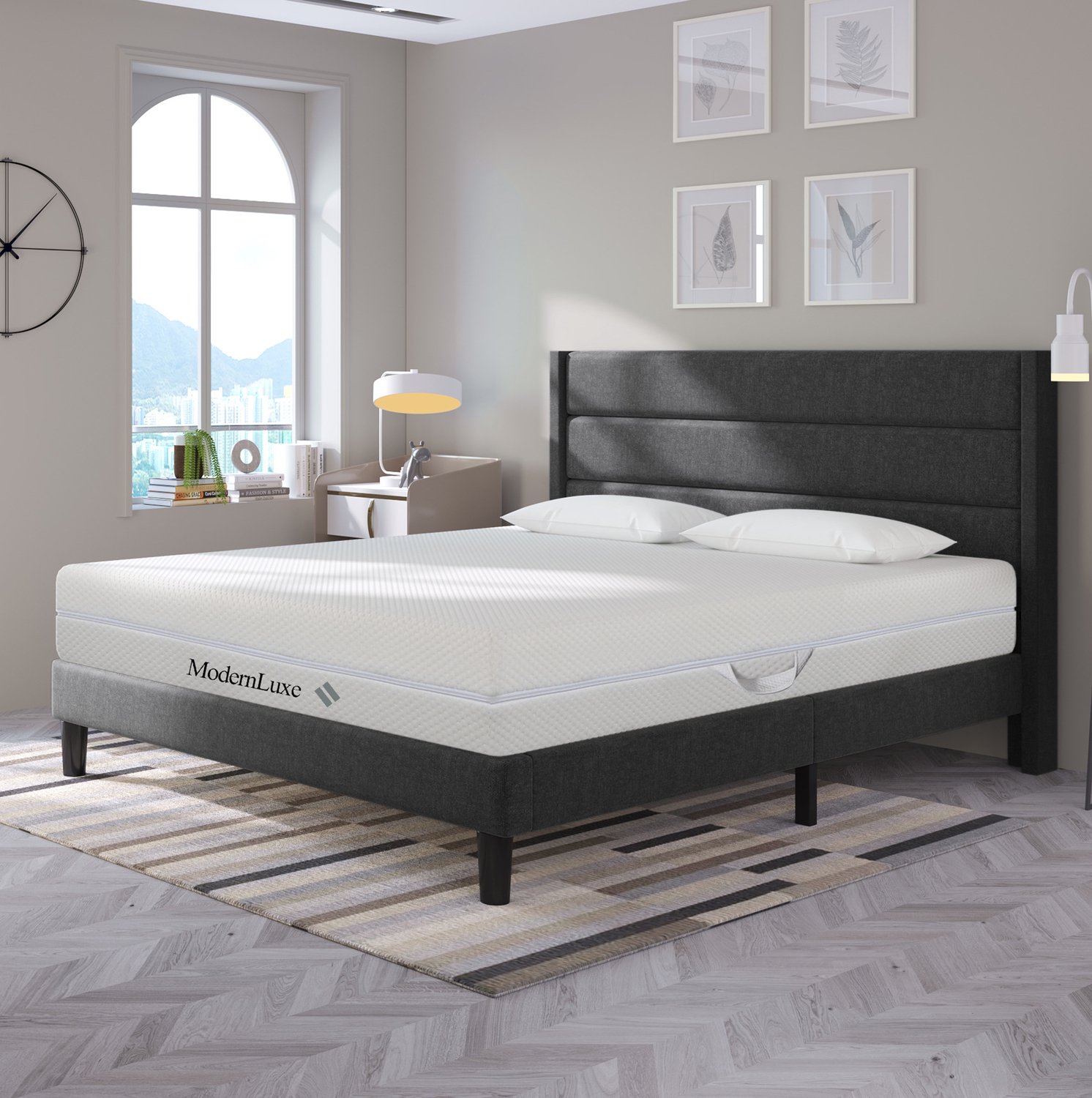 Maisentiel Koudschuimmatras 160x200 cm – 20 cm hoog – 7 zones – H2/H3 – wasbare tijk Wit