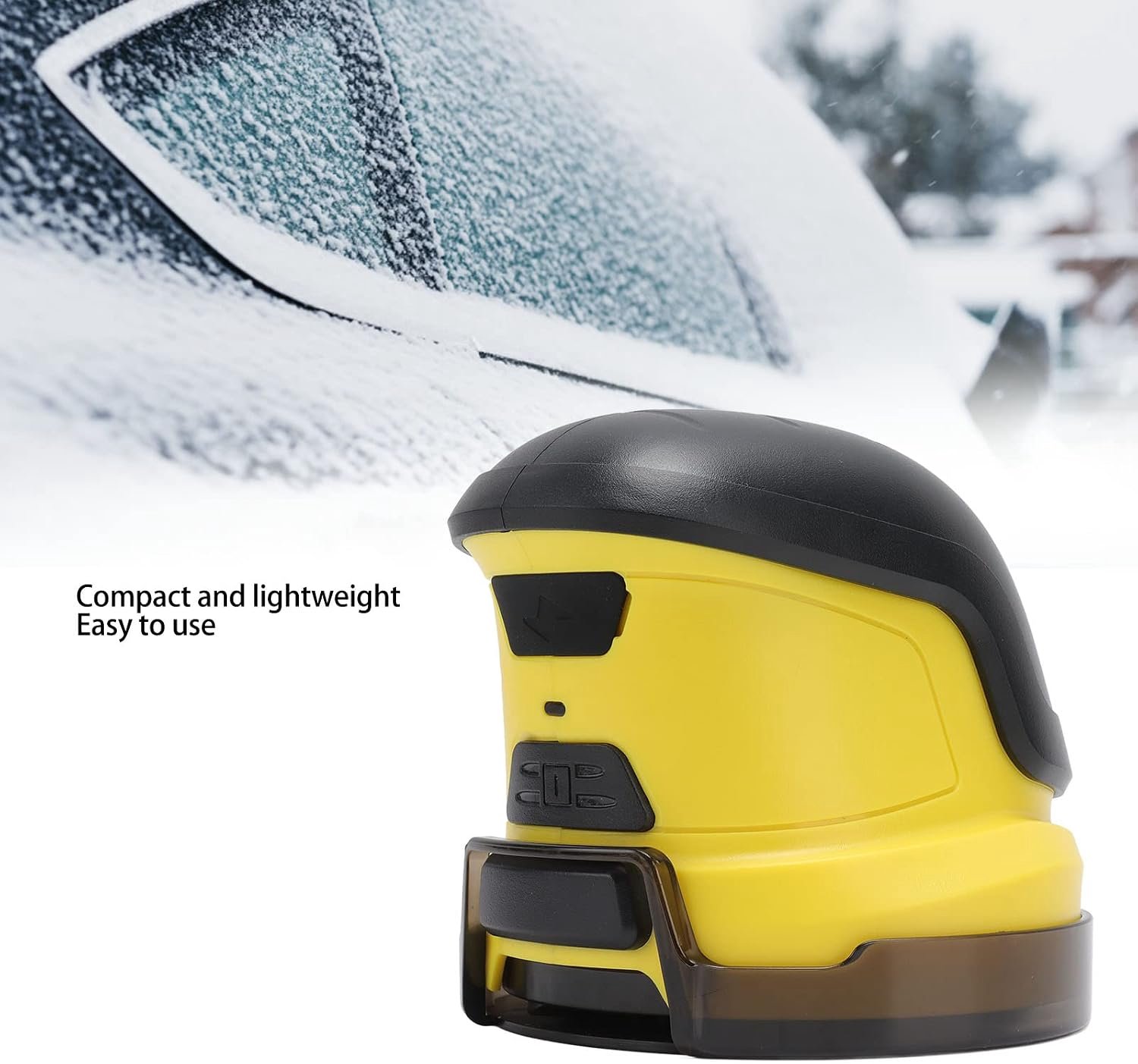 Elektrische ijskrabber - Accu-ijskrabber - IJskrabber Auto - Auto - Scooter - Sneeuw-ijskrabber met roterende schijf - Automatisch ijs verwijderen - Ice scraper - Ronde IJskrabber - Oplaadbaar USB - Ramen en windschermen – foto 3