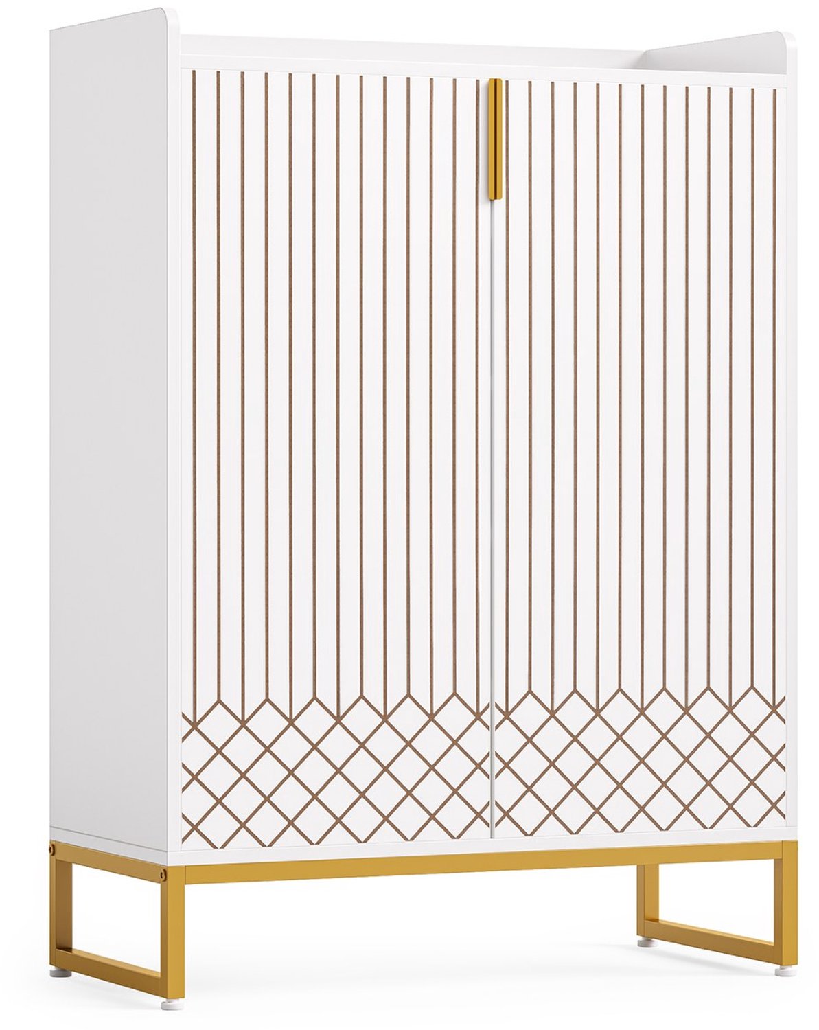 Schoenenkast - 5 niveaus - Wit - 80 x 107 cm