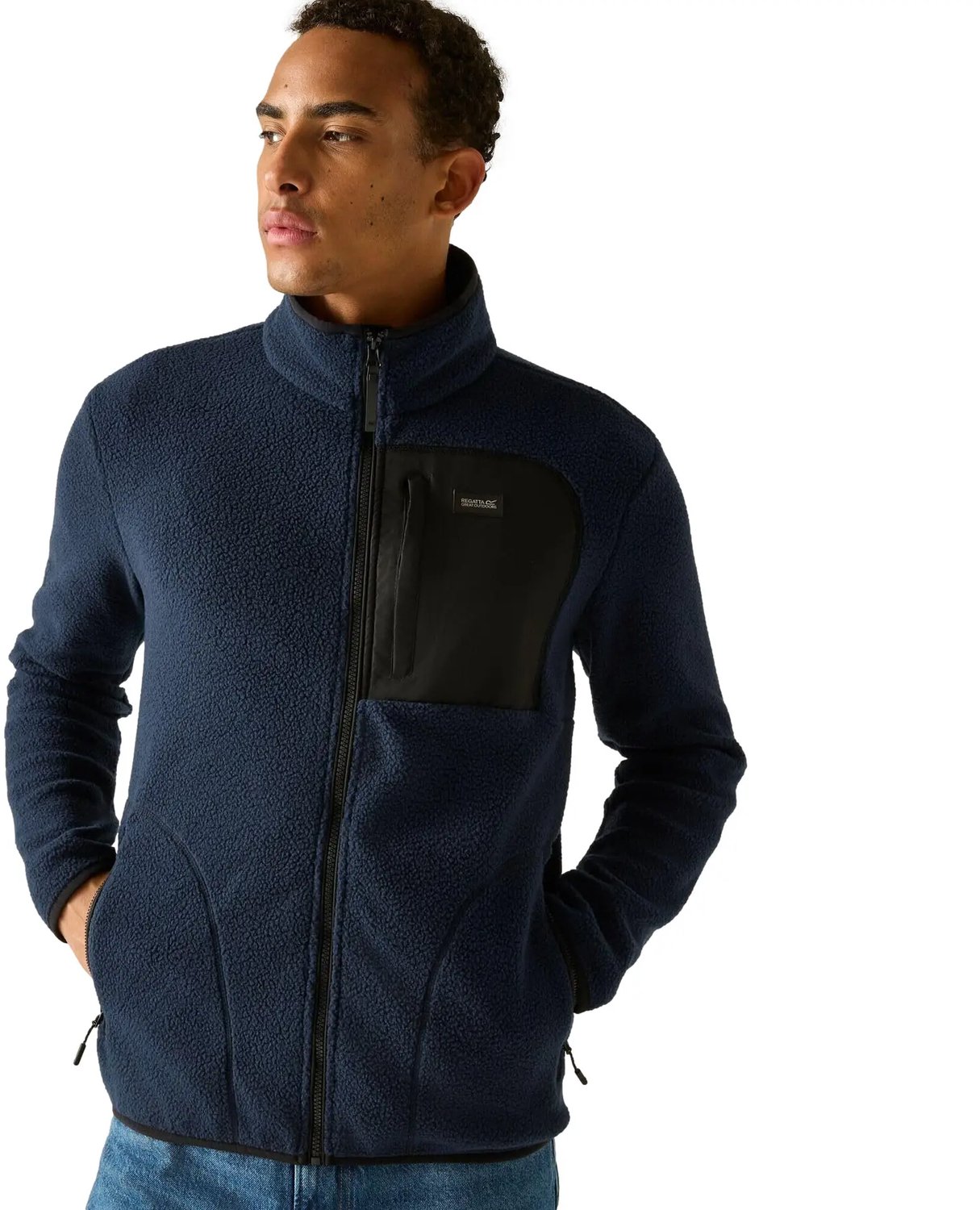 Fleece Regatta Frankie Borg Marineblauw