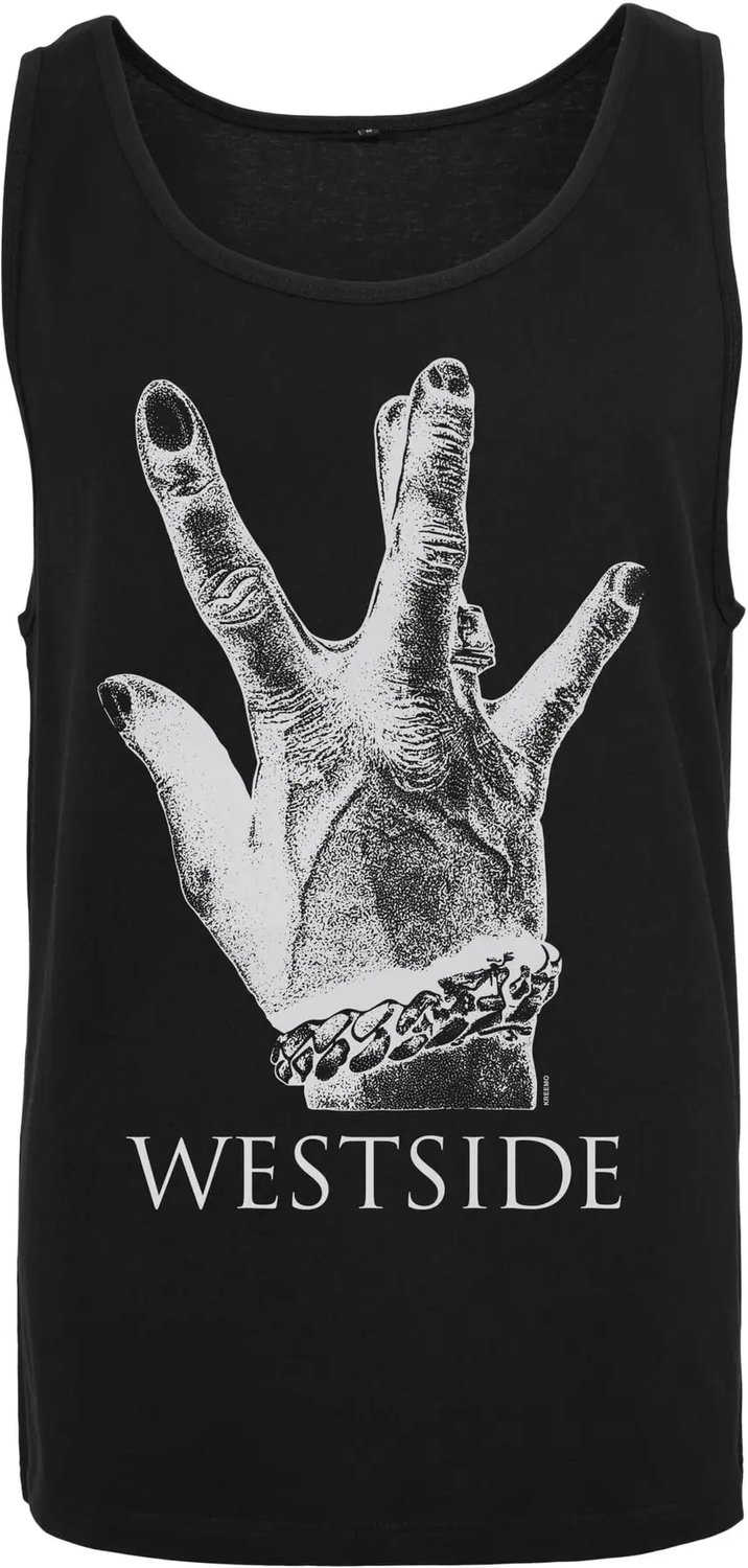 Tanktop Mister Tee Westside Connection 2.0 Zwart