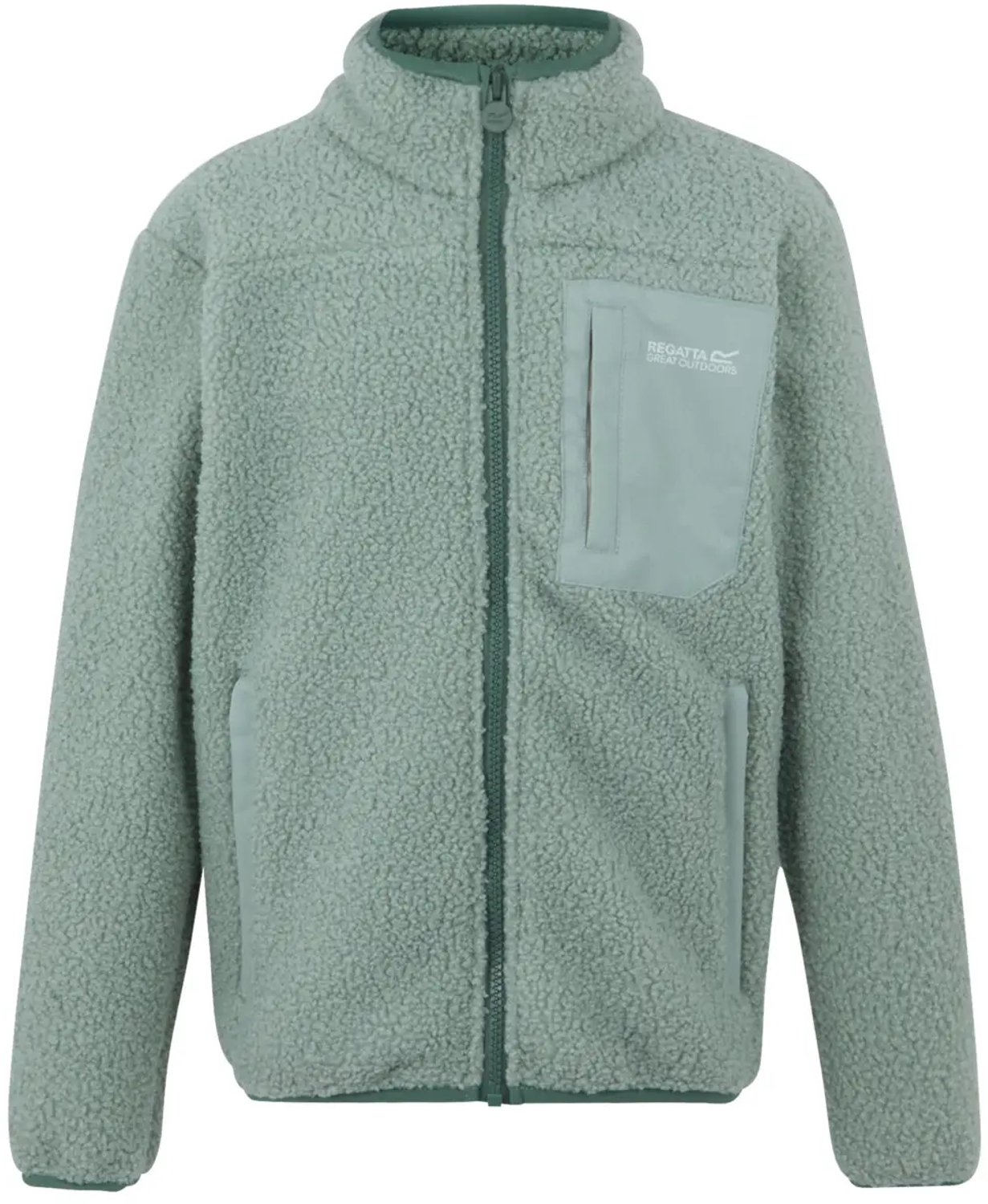 Kinder fleece met rits Regatta Frankie Warm Groen