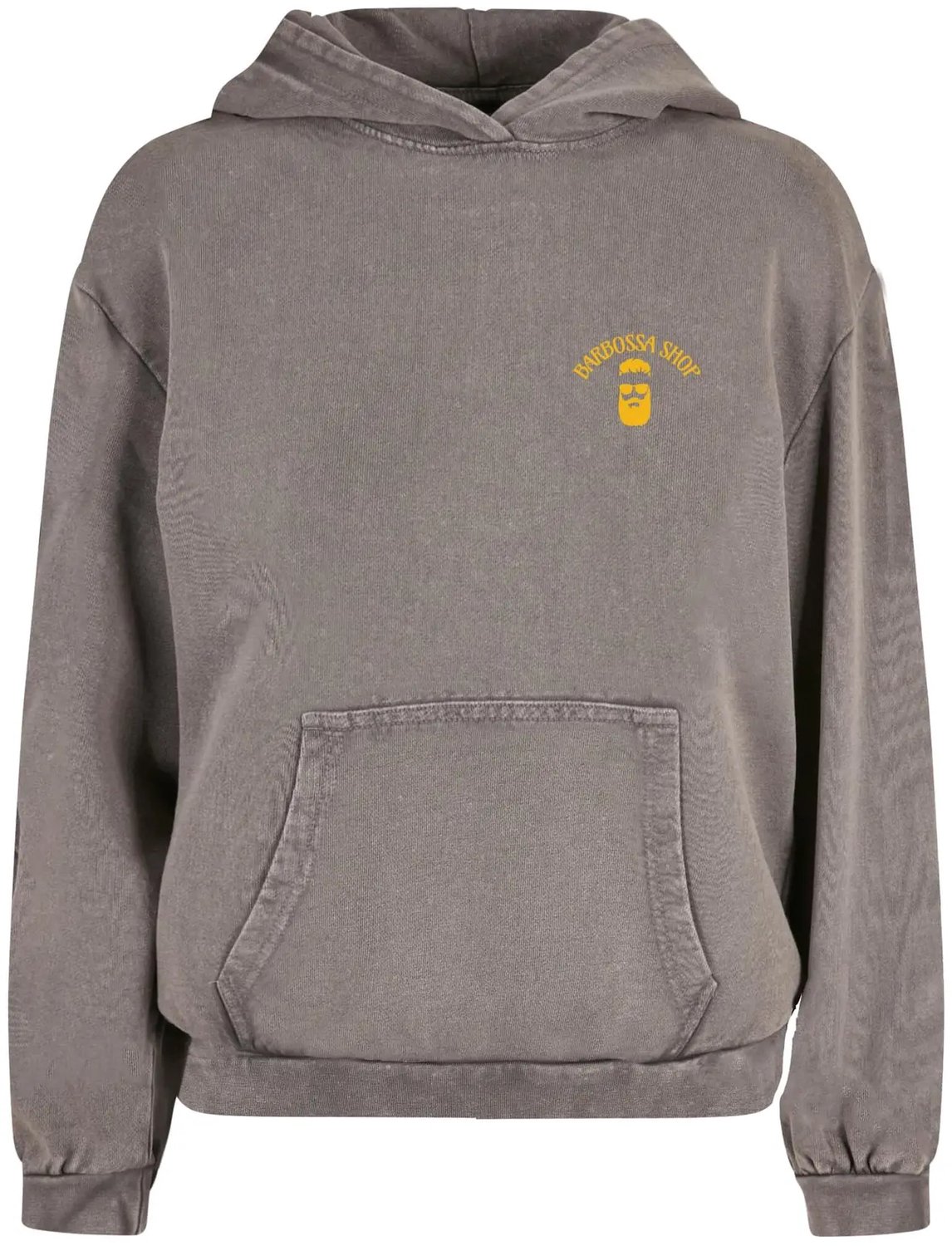 Dames Hoodie Mister Tee Barbossa Acid Washed Asfalt