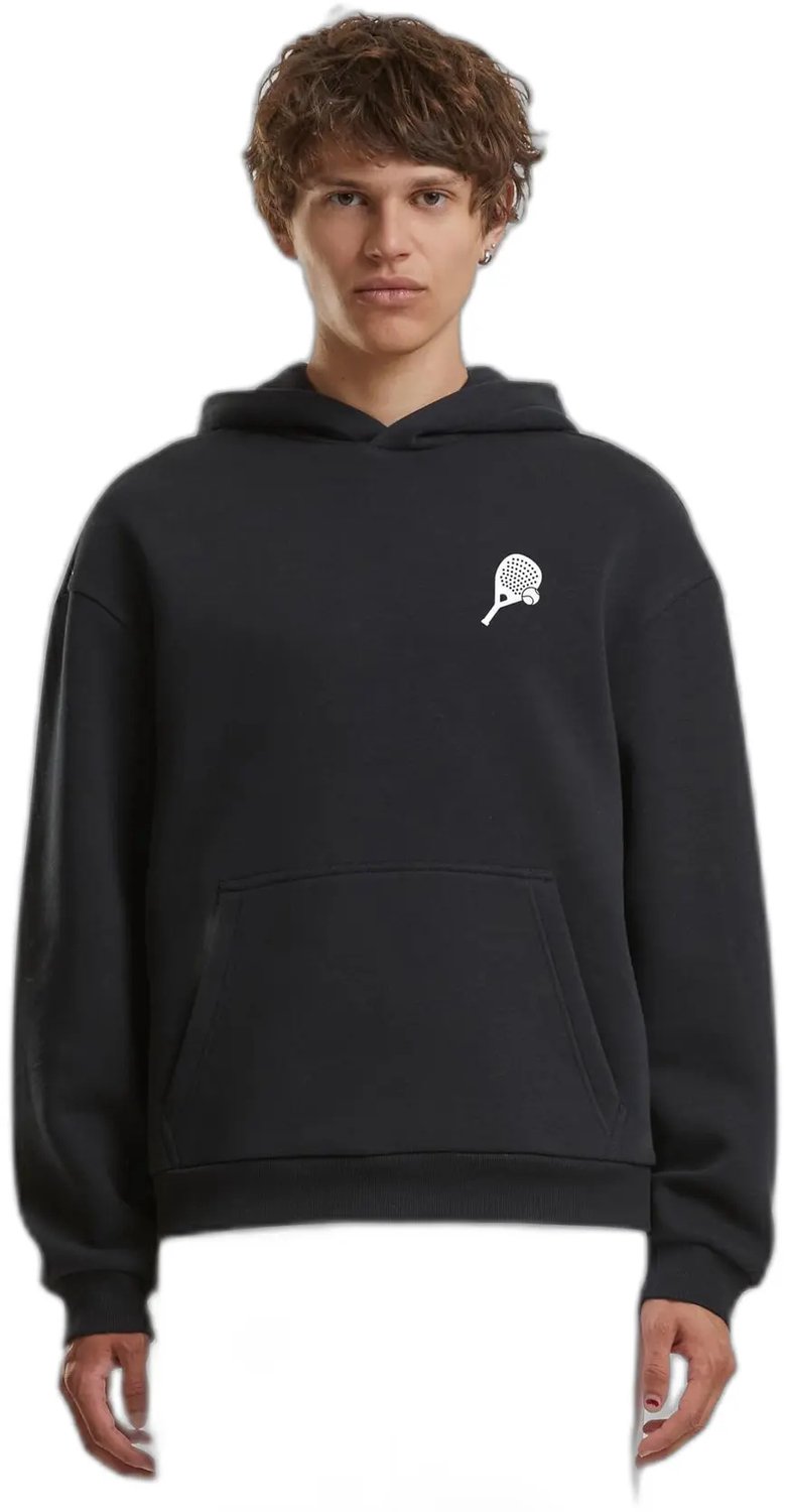 Hoodie Mister Tee Padel Society Pro Player Padel Club Zwart