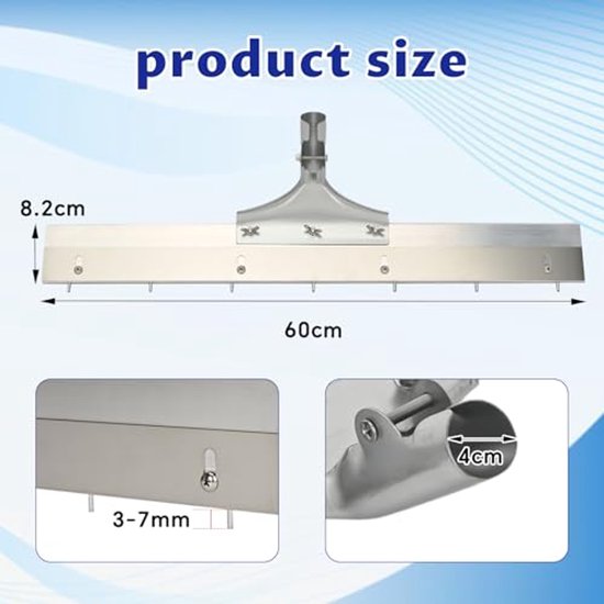 Professionele Pin Leveller voor Nivellering van Vloeren 60 cm — afbeelding 2