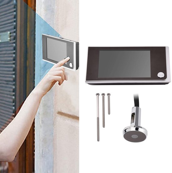 Digitale deurkijker - 3,5 inch LCD-scherm - 720P HD — afbeelding 5