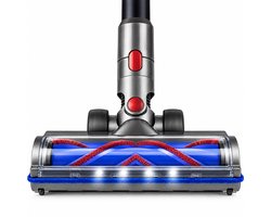 SQOON Stofzuiger Mondstuk Geschikt voor Dyson Stofzuiger V7 / V8 / V10 / V11 en v15 Series -Met V Borstel - Zuigmond voor Dyson Steelstofzuiger - LED Licht