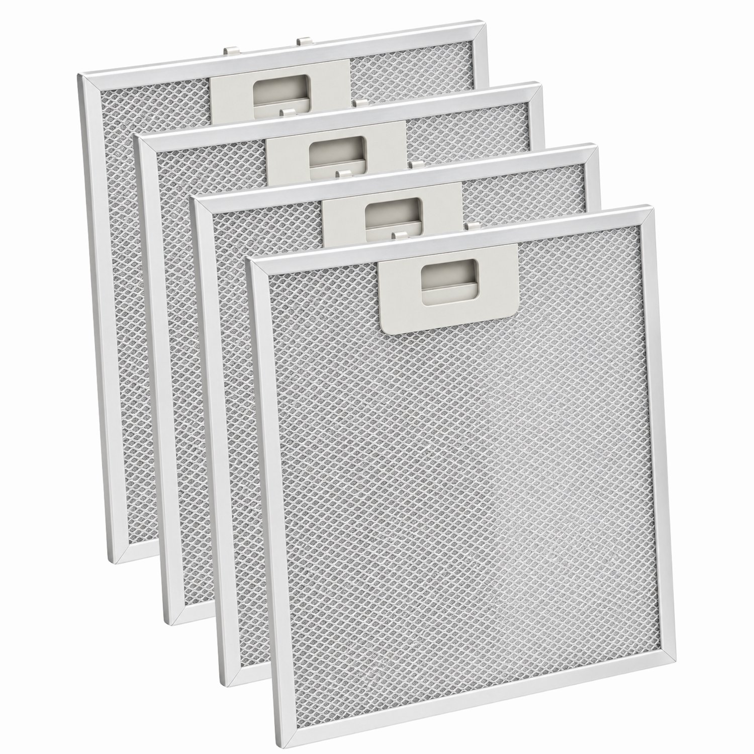 4x Indesit Metaalfilter 480122102168 306x267x7mm