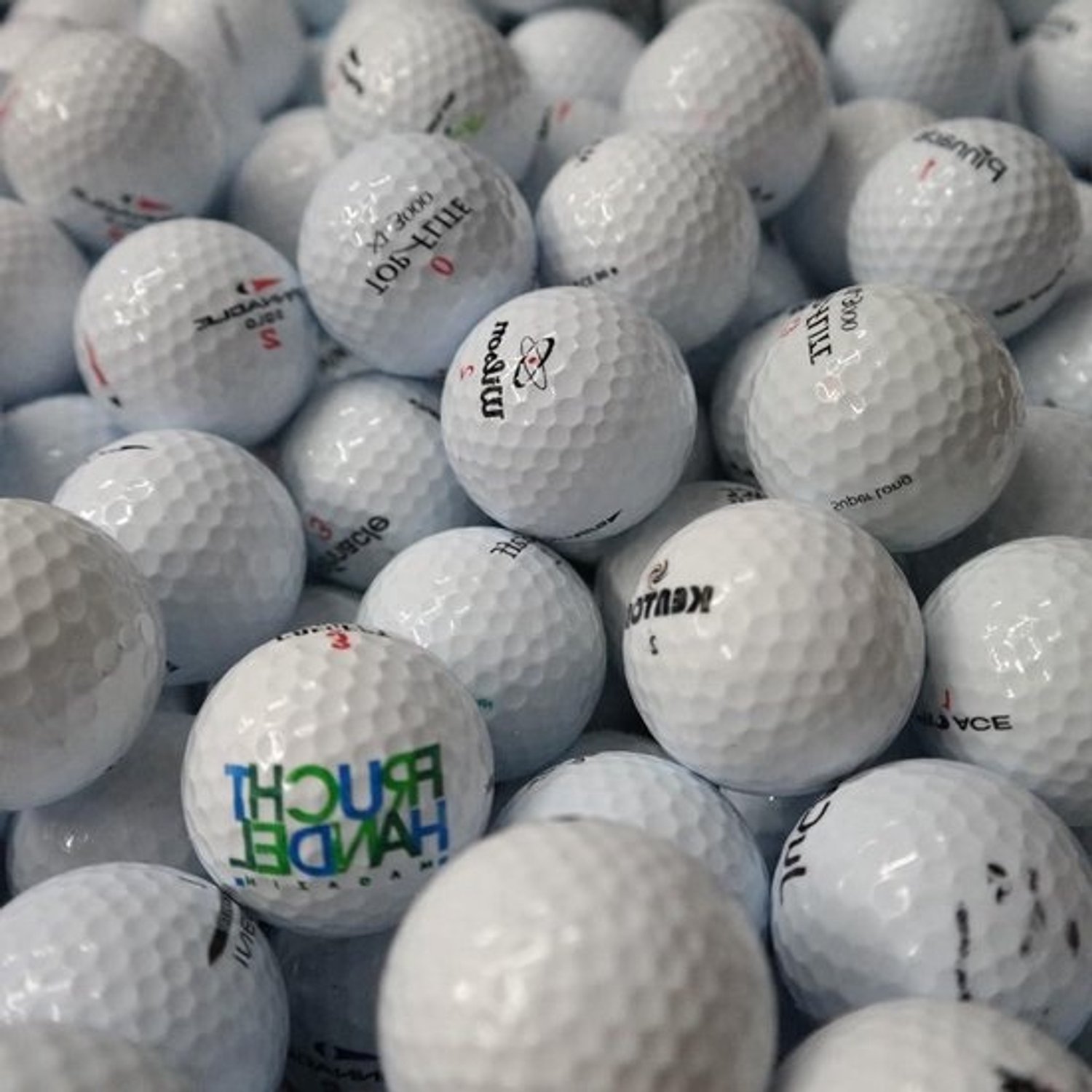 Golfballenset - Gebruikte golfballen - Golf spelen - Mix van AA/AAA-kwaliteit - 100 stuks - Wit