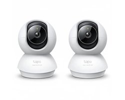 Tapo C230 Beveiligingscamera Binnen 2-pack - Bundelvoordeel - 3K 5MP - Starlight Sensor - 360° Draaibaar - Automatisch V