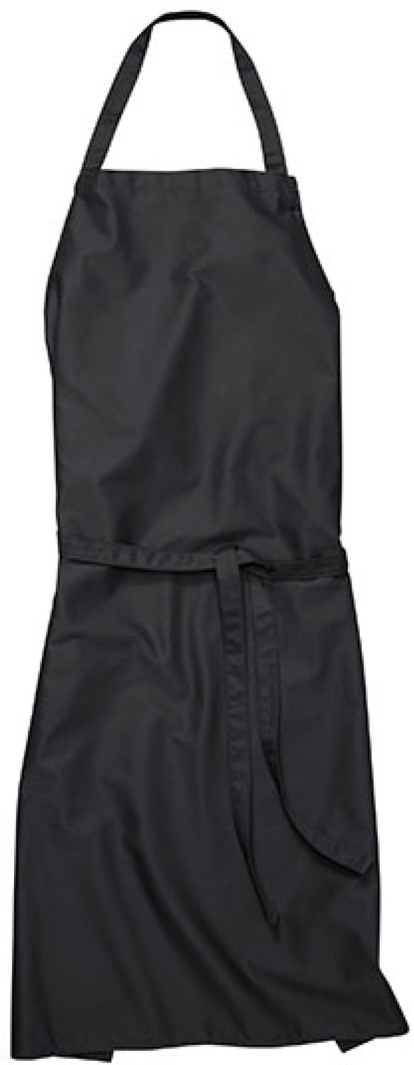 CG Workwear Bib Apron Verona 90 CGW131 - Raven - 90 x 75 cm