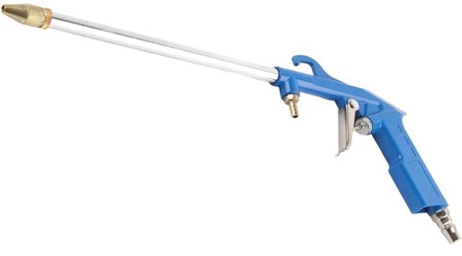 Luchtdrukreiniger - Reiniger voor de motor - Schoonmaak van het interieur - Compacte vormgeving - Buis van 250mm - Grijs