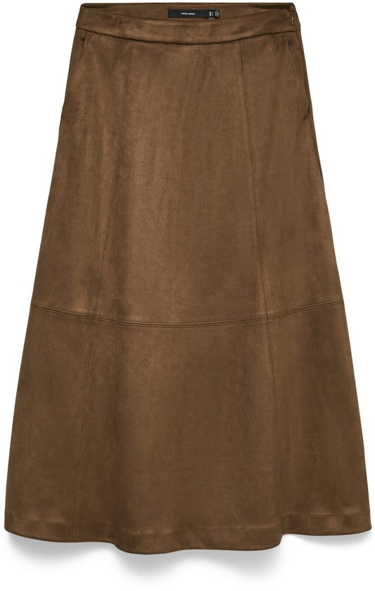 Vero Moda Vmjoe Olive Hw Ankle Kirt Cocoa Brown | Bruin | Maat: S