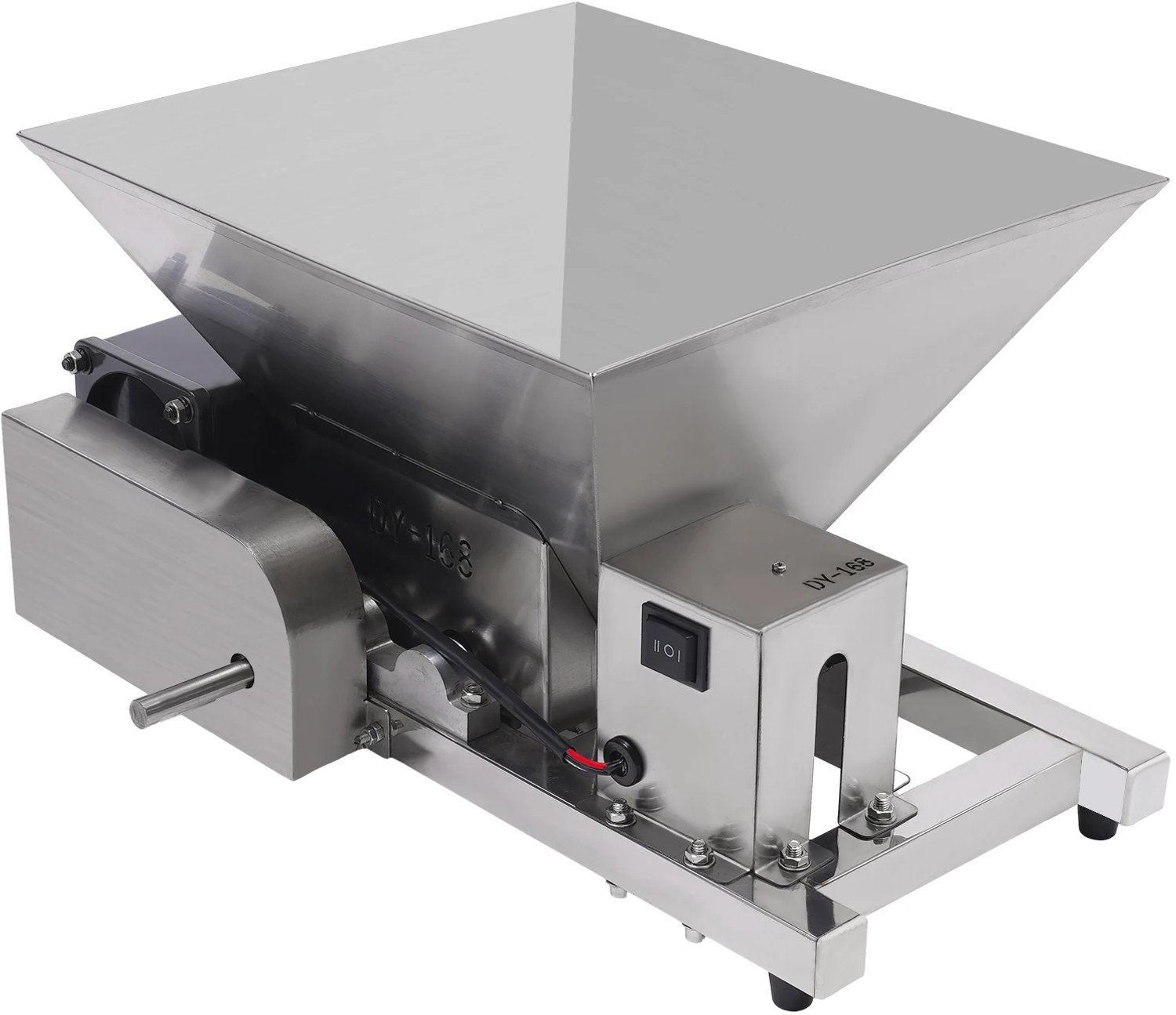 Fruit- en Broodvergruizer - Elektrisch 60W - Zilver