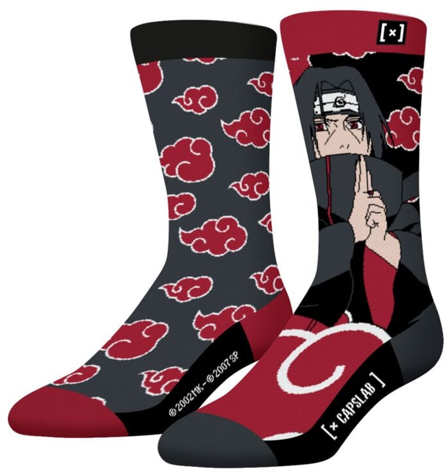Naruto Capslab - Itachi Unisex Sokken - meerkleurig - EU 39-42