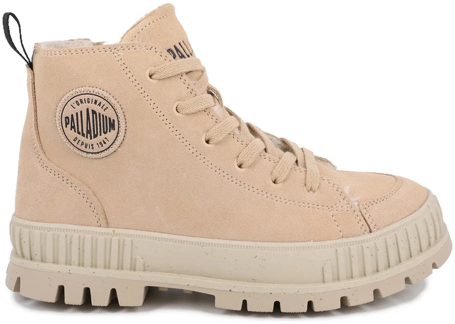 PALLADIUM Pallashock Zip Warm unisex laarzen enkellaars leer 74353-219-M Irish Bruin