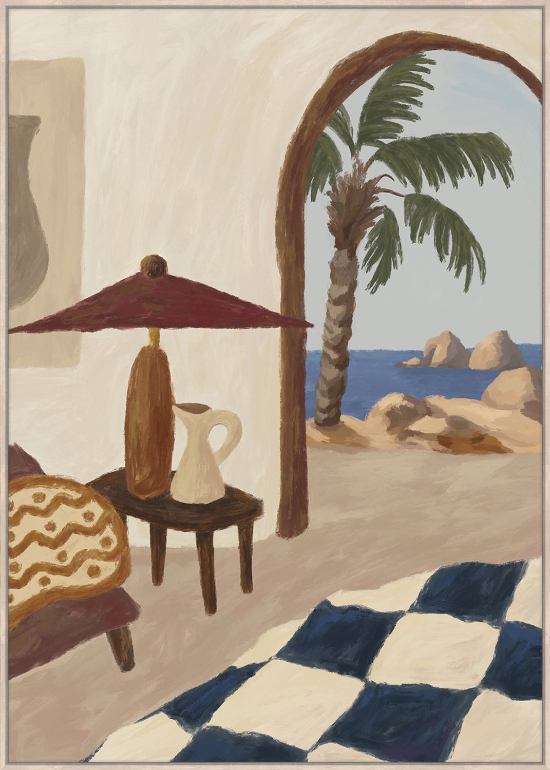 Schilderij 60x80cm Portico