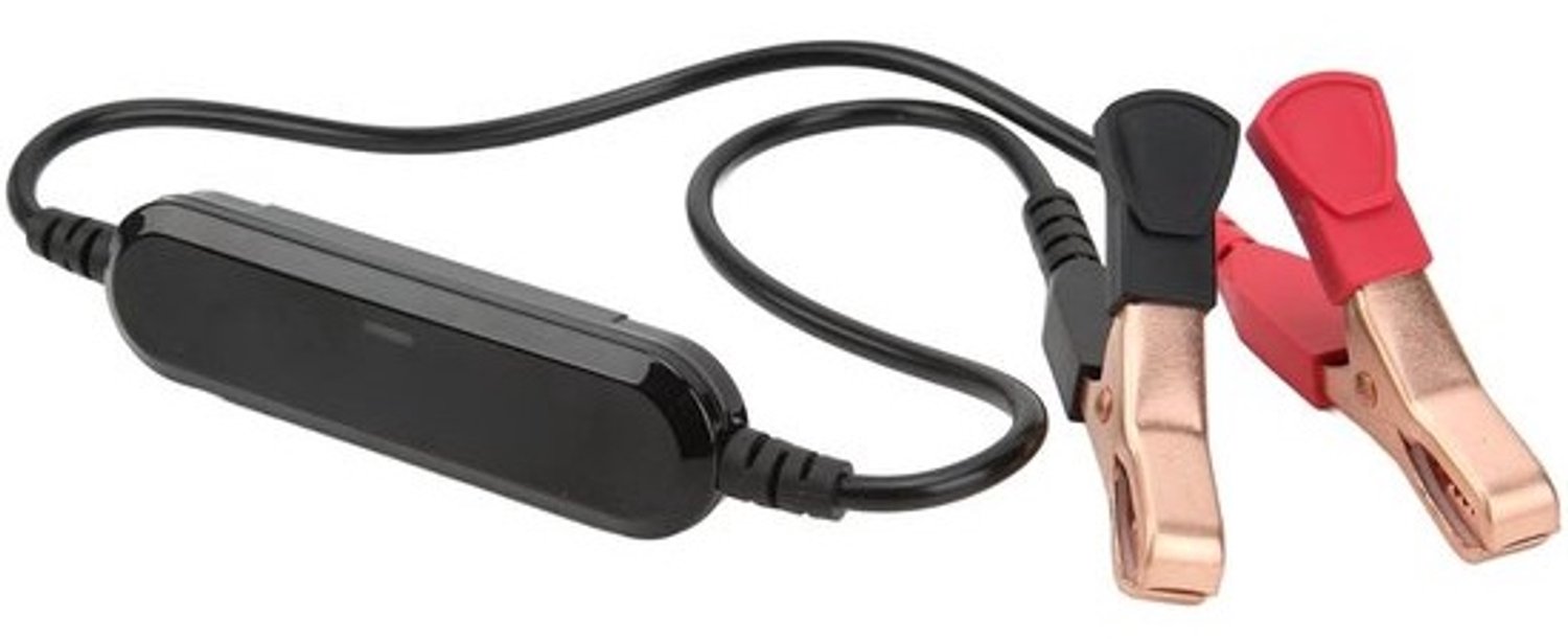 Analysator voor autoaccu’s - Tester voor batterijen - Voor onderhoud aan voertuigen - Technologie voor geleidingstests - 6V 12V - Zwart