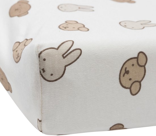 Jollein x Nijntje Aankleedkussenhoes - 50x70cm - Jersey - Miffy and Friends — afbeelding 5