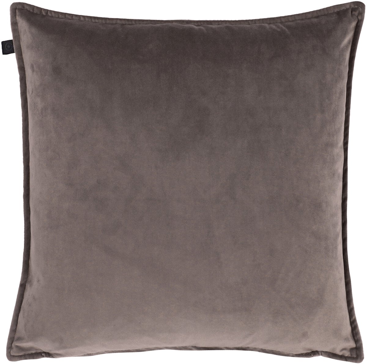 Overseas Middlestitch Kussen- 45 x 45 cm - Velours – Taupe