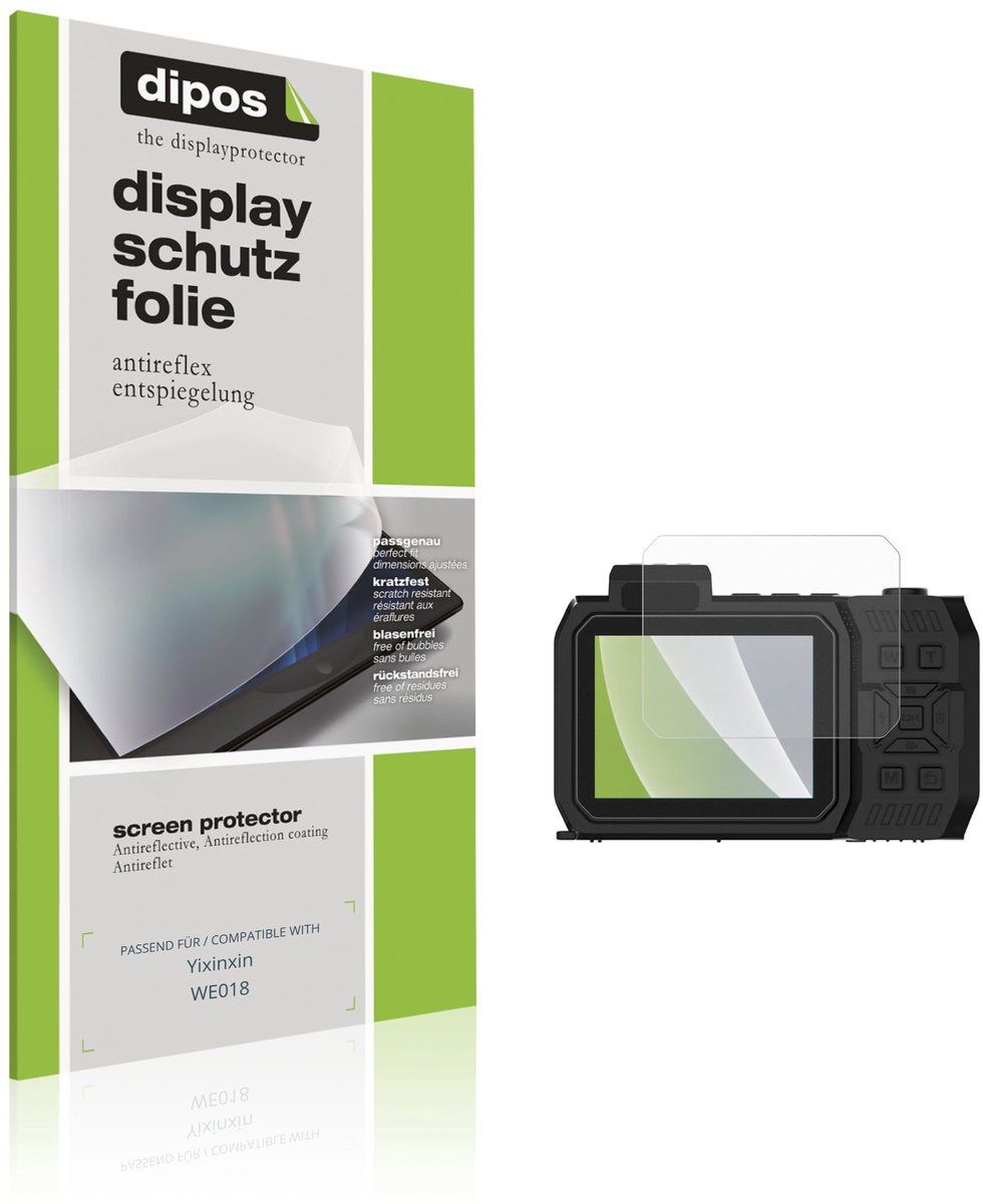 dipos – 4x Matte Beschermfolie geschikt voor Yixinxin WE018 | Krasbestendige & antireflecterende Screenprotector Ultra-Thin