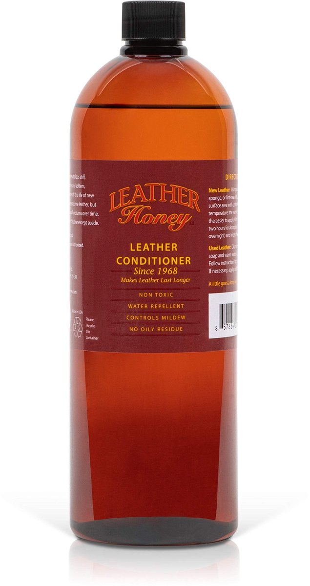 Leather Honey Premium Leer Conditioner - Sinds 1968 voor Gebruik op Lederen Kleding, Meubels, Auto-Interieurs - ShopVlot