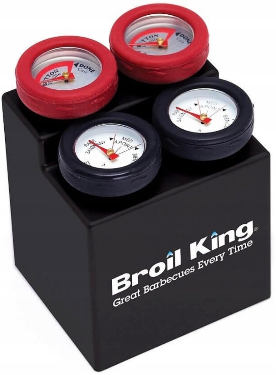 Broil King Mini Thermometers Set (4 pcs) for Meat & Chicken