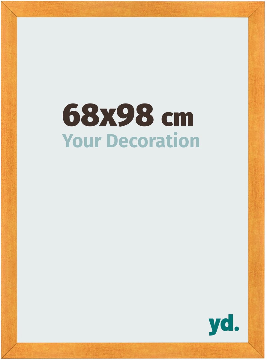 yd. Your Decoration - Fotolijst 68x98 cm - MDF - Oranje - Pisa