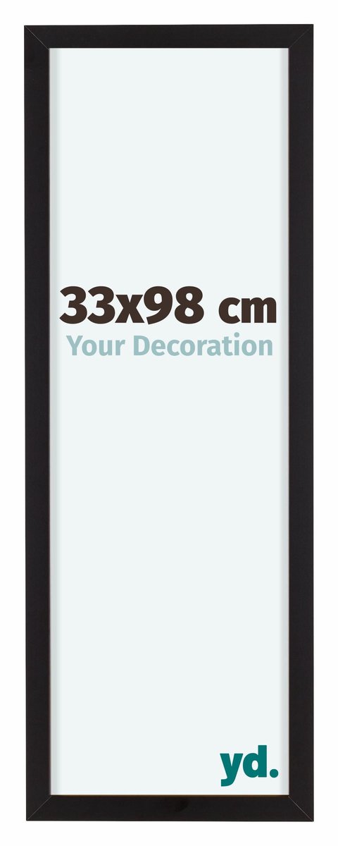 yd. Your Decoration - Fotolijst 33x98 cm - Aluminium - Zwart - Virginia