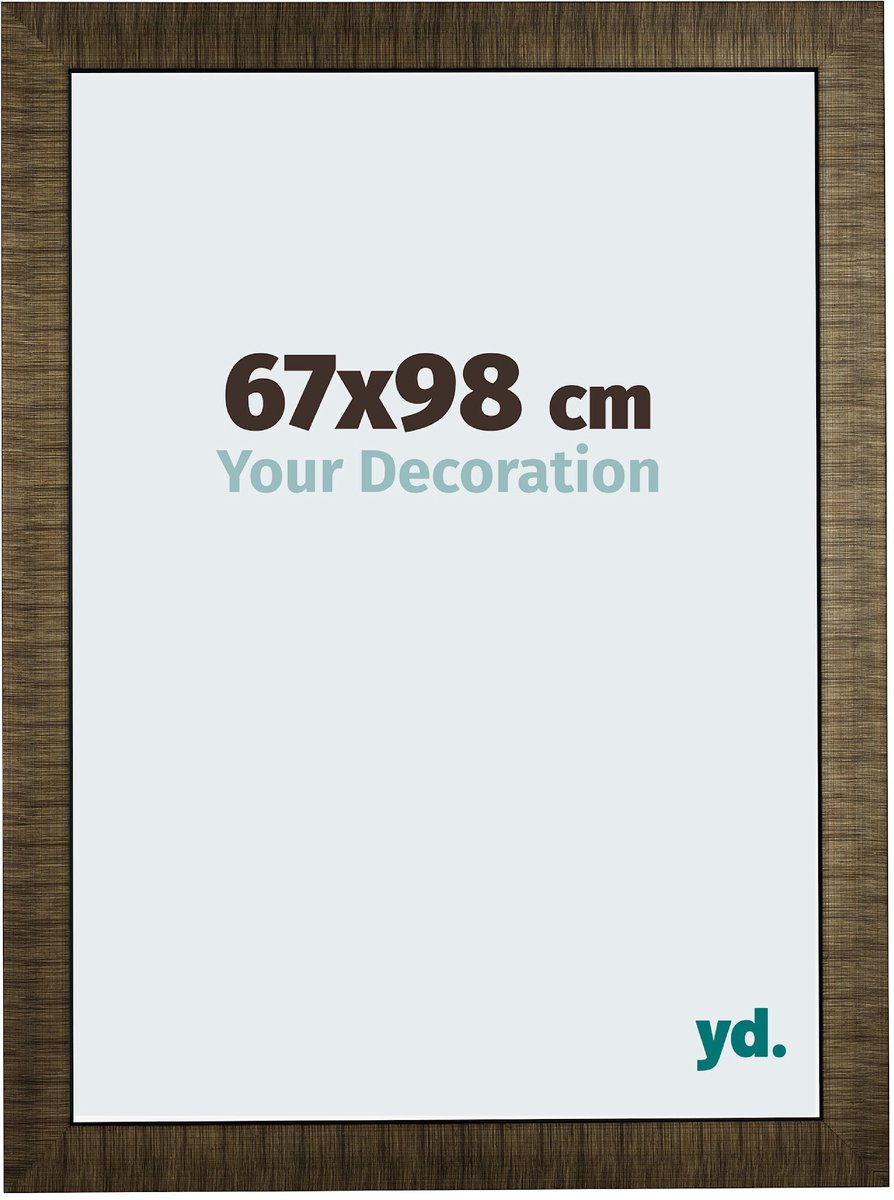 yd. Your Decoration - Fotolijst 67x98 cm - Hout - Champagne Geborsteld - Leeds