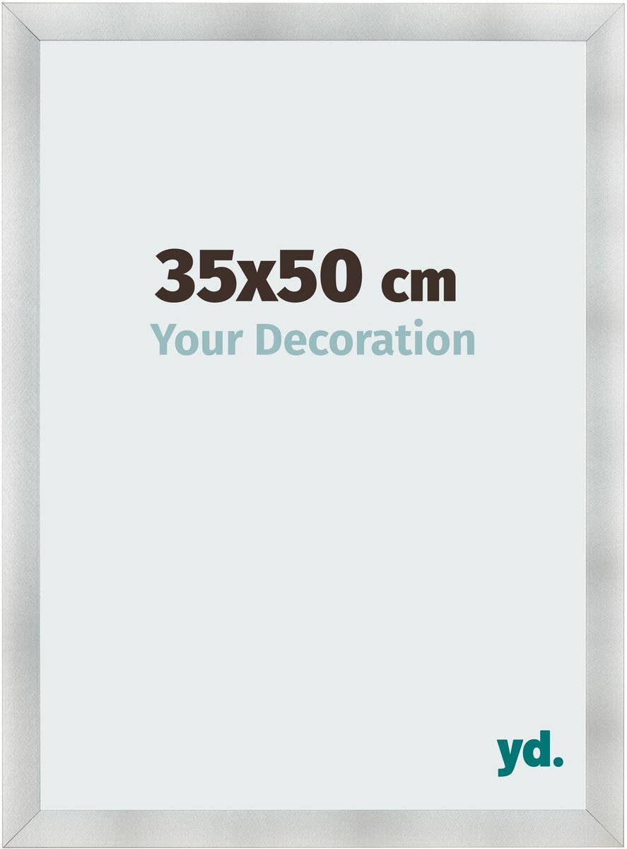 yd. Your Decoration - Fotolijst 35x50 cm - MDF - Aluminium Geborsteld - Pisa