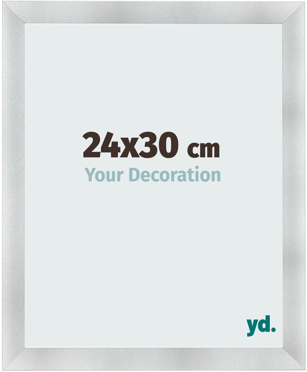 yd. Your Decoration - Fotolijst 24x30 cm - MDF - Aluminium Geborsteld - Pisa