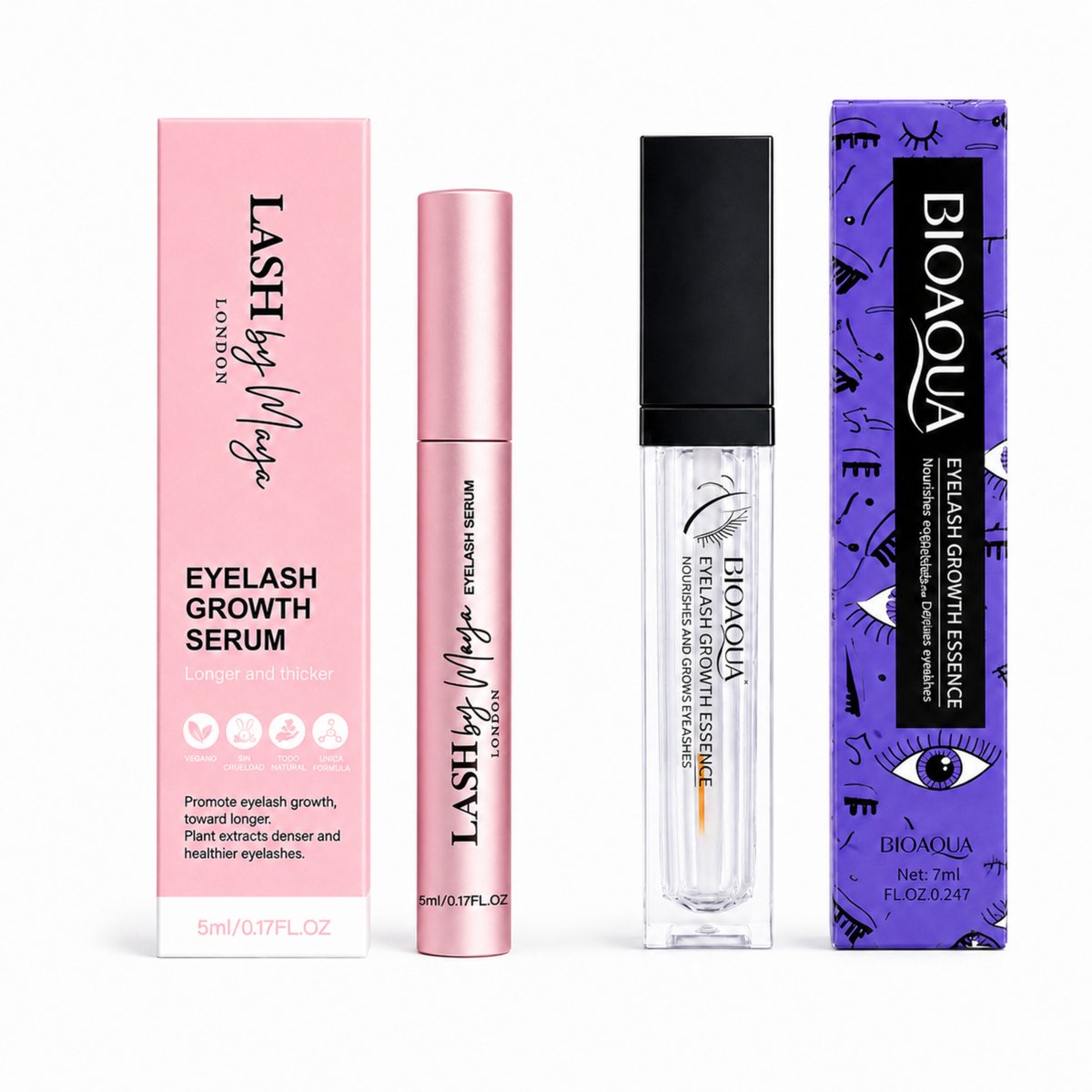 Guardian Beauty Wimperserum Set - Stimuleert Wimper Groei - 5ml en 7ml