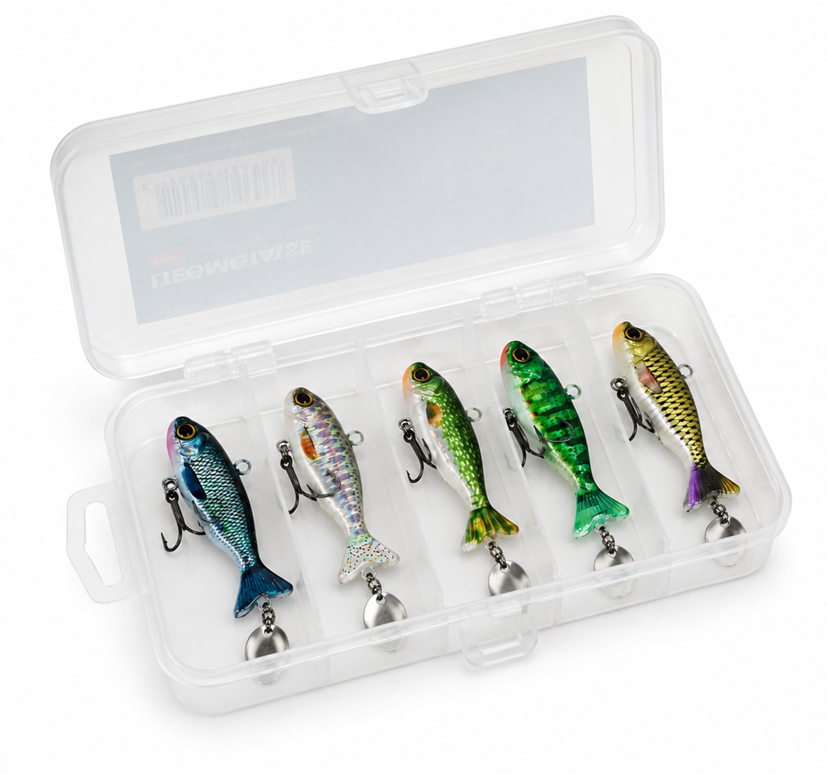 Fish-Xpro LifeMetal Pilker Set - 5 Stuks - 4,5 cm - 23 g - Tacklebox