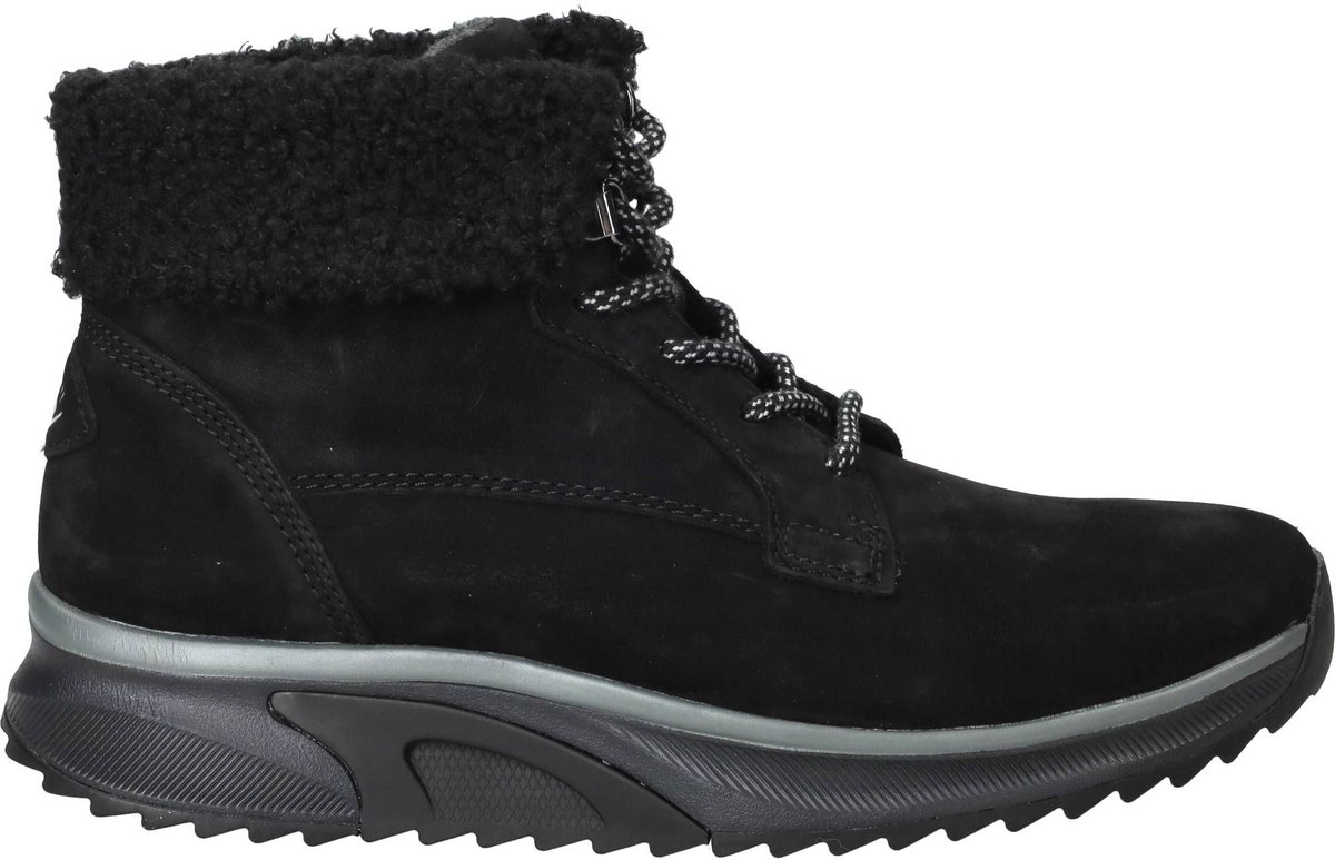 Gabor Rollingsoft Veterboots - Dames - Zwart - Maat:40