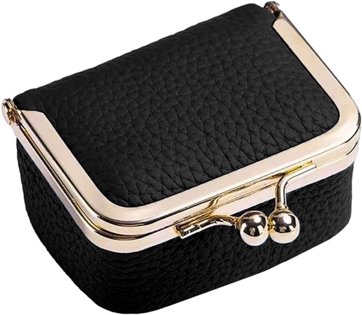 Mini Reis Sieradendoosje - Zwart - Draagbare Sieraden Organizer voor Ringen, Oorbellen, Kettingen en Armbanden