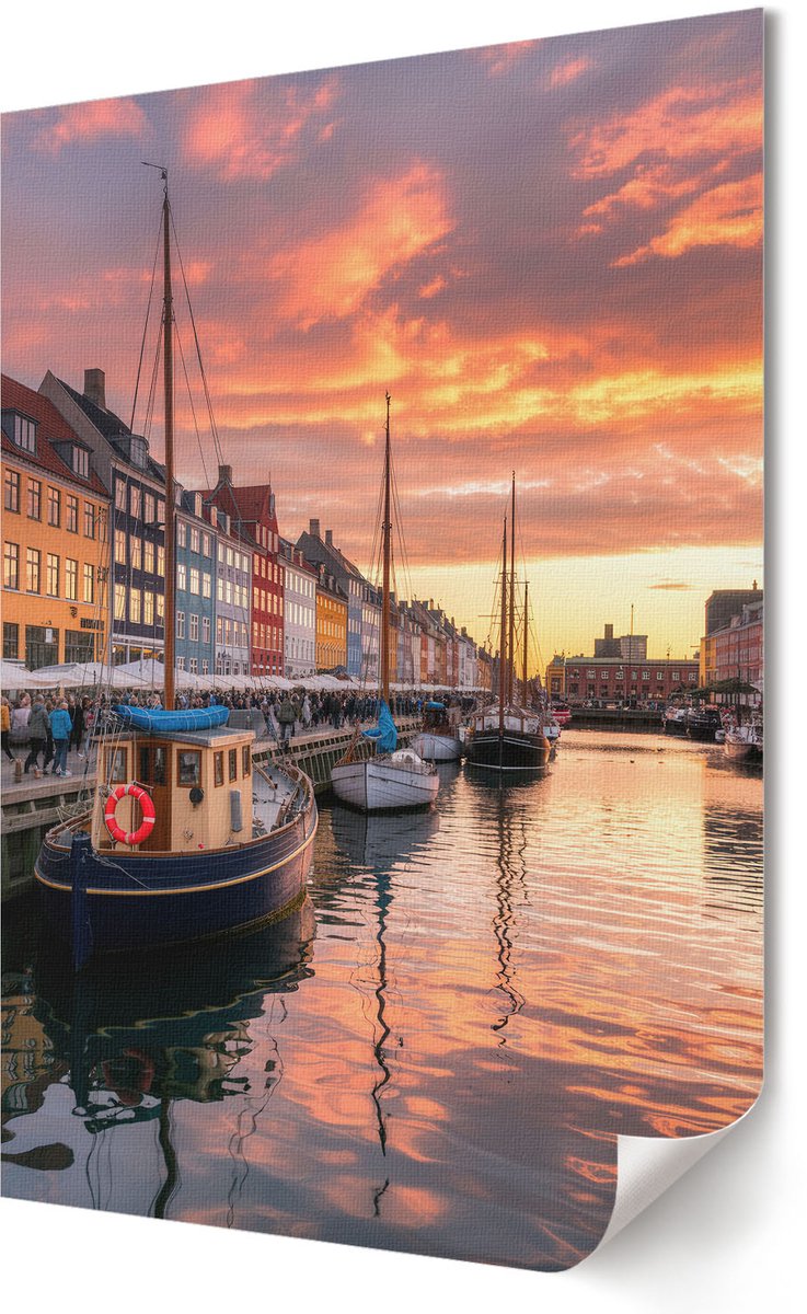 Coloray Polycanvas Poster - Bergachtig Ruig, Fotografie - A3 - Grijs Kunst - Rechthoek - Kunstposter - Woonkamer, Slaapkamer, Kantoor - Modern