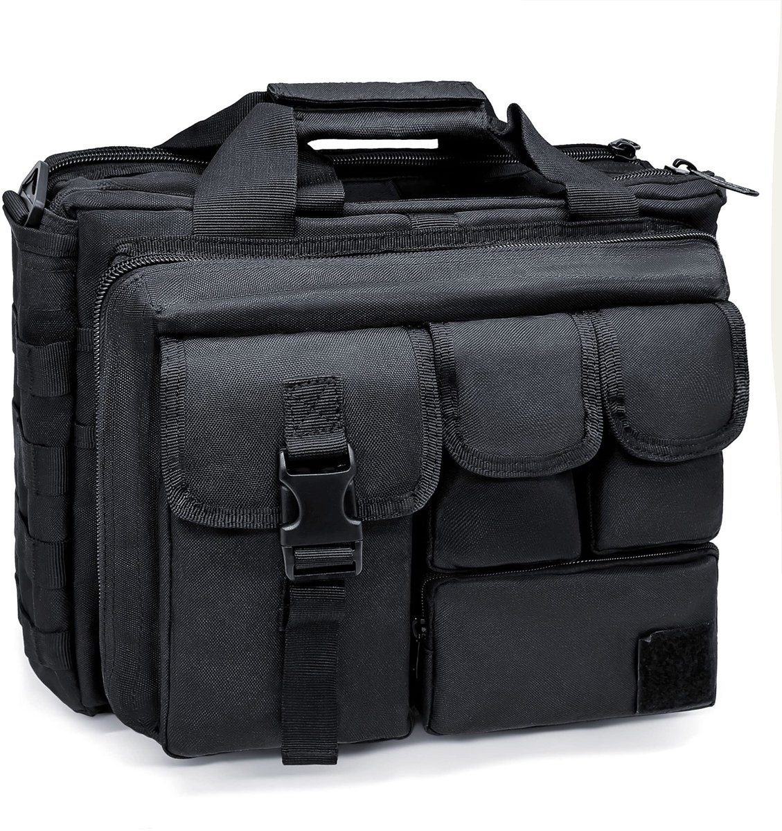Alephnull Werktas voor heren, tactische laptoptas, 14/15,6 inch, multifunctionele messenger bag, range-tas - ShopVlot