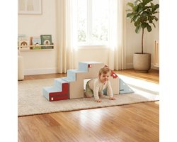 Foam Klimblokken / Zachte Klimblokken / Softplay Blokken – 2-delig – vanaf 6 maanden – Schuim / Meerkleurig