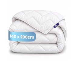 Slaapspeciaal All year dekbed enkel - Essential White Series | 140x200 - Dekbed Geschikt Voor Alle Seizoenen - Zomerdekbed & Winterdekbed - Anti Allergie - Hoogwaardige Ultra Soft - Hotelkwaliteit - Eenpersoons Dekbed