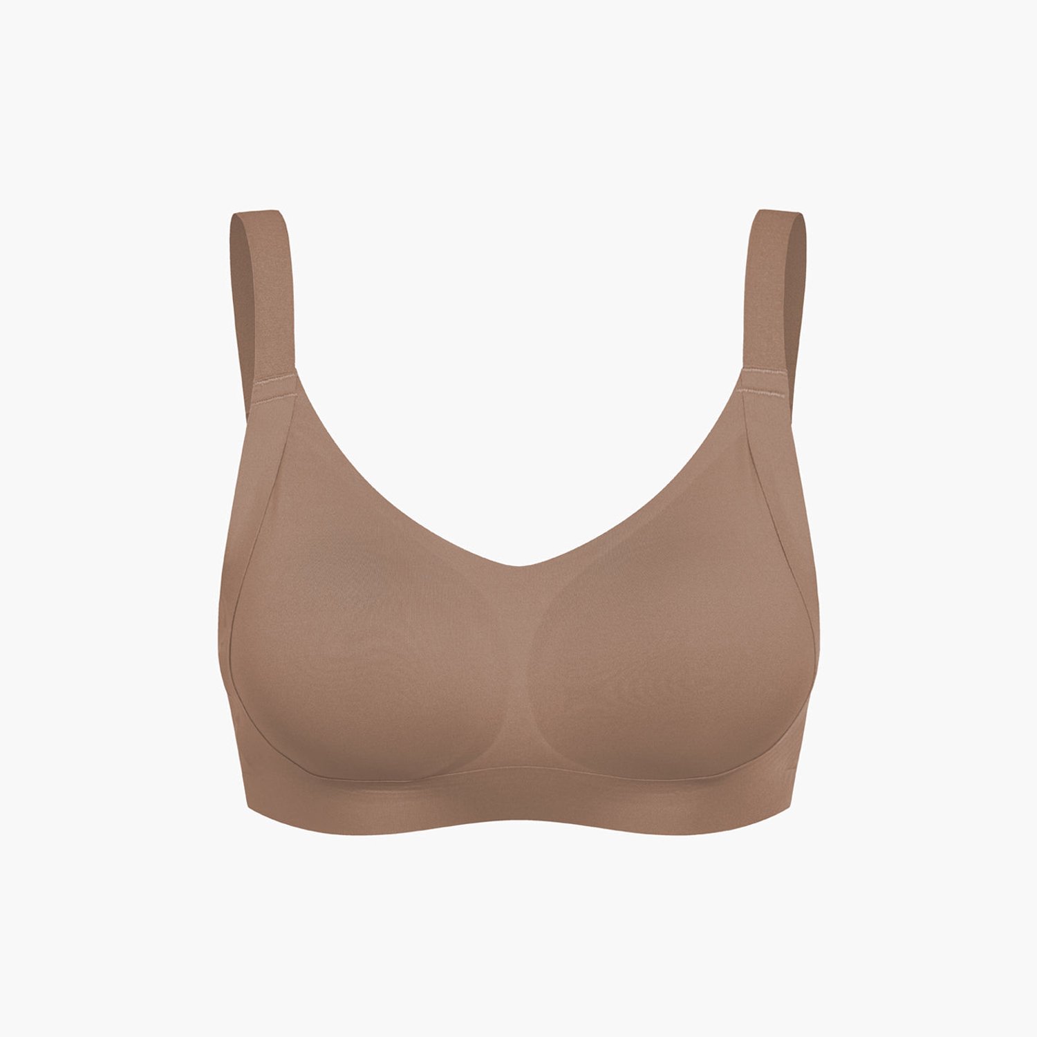 cfab Naadloze compacte push-up bh - Caramel - XS - BH Zonder Beugel Voorgevormd - Ondergoed - Naadlos